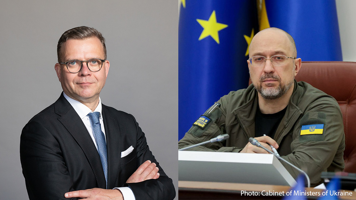 Suomen ja Ukrainan pääministerit