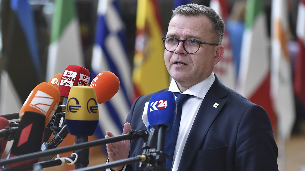 In the photo Prime Minister Petteri Orpo.