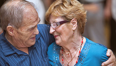 Stock bild av pensionär par