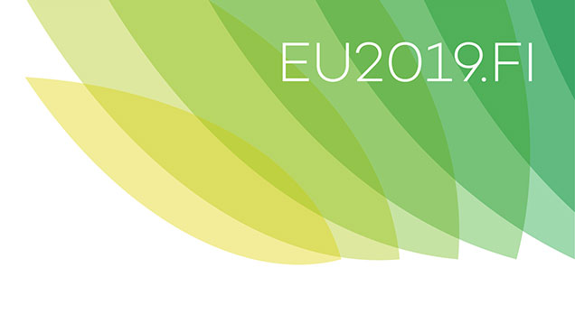 Suomen EU-puheenjohtajakauden logo